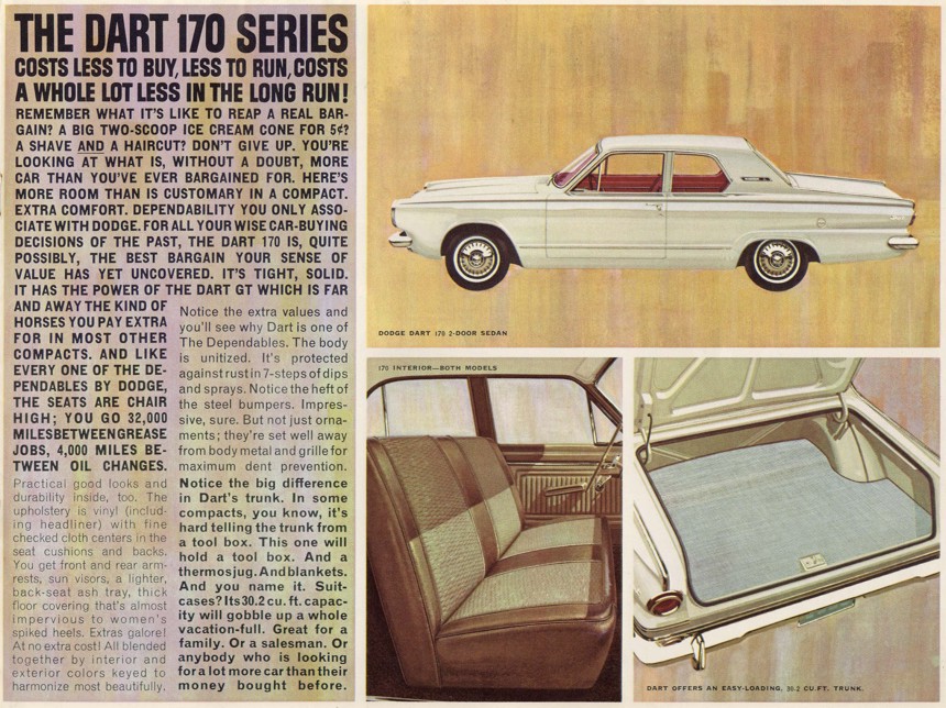 1963 Dodge Dart Brochure Page 9